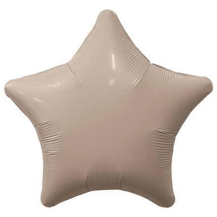 Шар "Звезда" Сатин Латте 45 см
