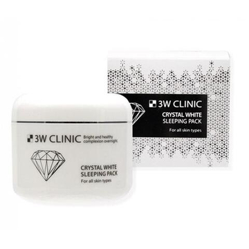 3W CLINIC Маска для лица осветляющая ночная, 100мл