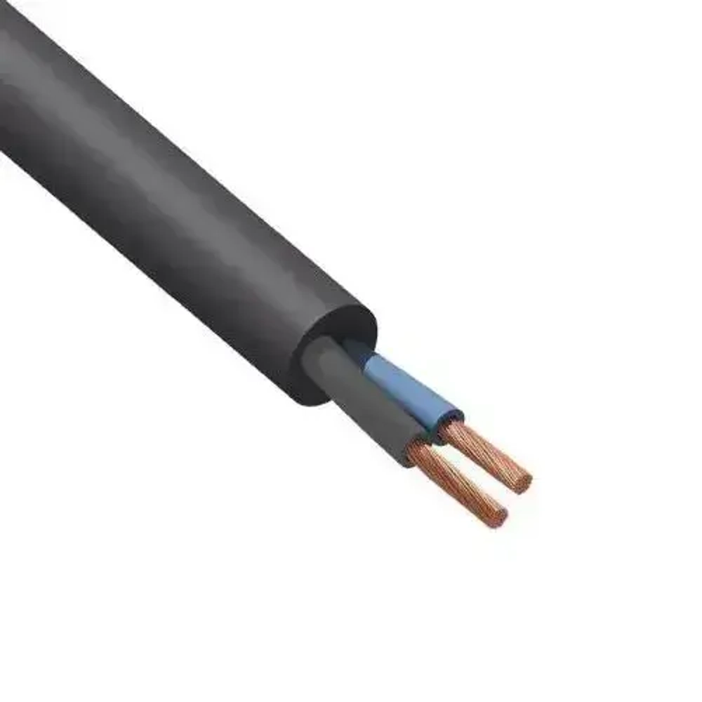 Кабель КГ тп - ХЛ морозостойкий 2х1,5 мм2 220/380, черный, 25 м