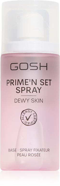 Gosh Prime'n Set Dewy Skin - Рассеивающий спрей для лица, 50 ml