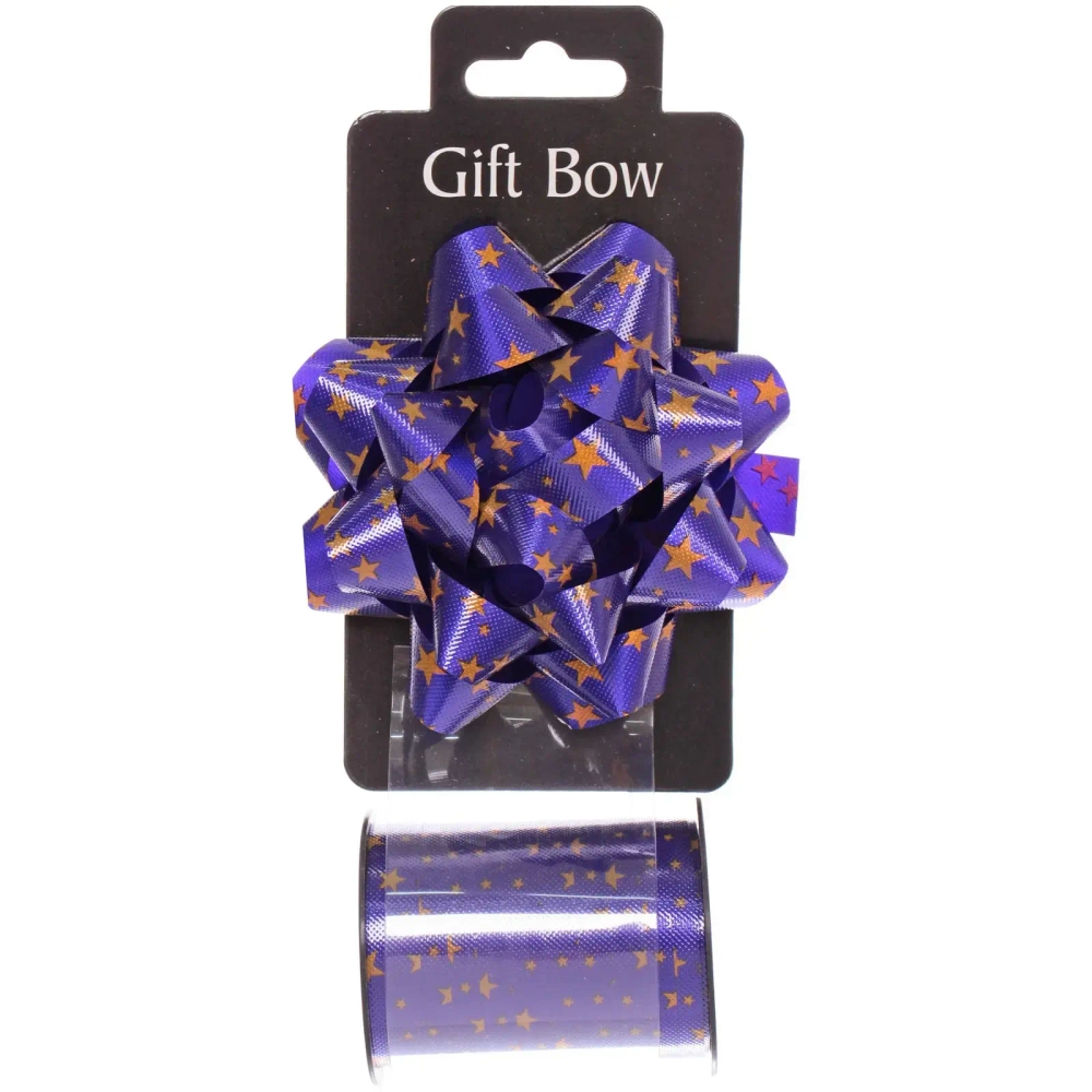 Набор для декорирования «Волшебный сюрприз» бант d=10 см, лента 1,6 см (10м), Фиолетовый