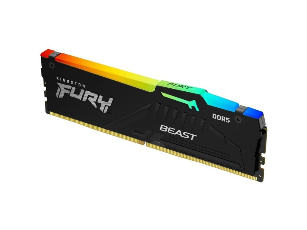Оперативная память Kingston Fury Beast KF560C30BBEA-32, DDR5 1х 32ГБ 6000 МГц, DIMM, RTL