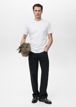 Футболка slim fit 100% хлопок