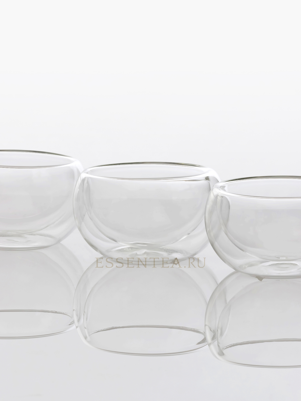 Чашка из боросиликатного стекла с двойными стенками 150 мл