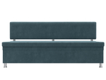 Диван кухонный прямой Стайл, Бирюзовый, Велюр, 111640