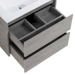 Тумба подвесная с раковиной BelBagno KRAFT 39-700/390-2C-SO-CG