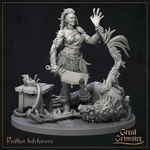 Орк Полуорк Воин Варвар Файтер миниатюра для dnd, днд, pathfinder, фентези, Настольная игра, НРИ, Варгейм, РПГ
