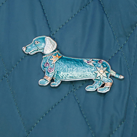 Брошь Shadore Такса XZ0711.20 G/S