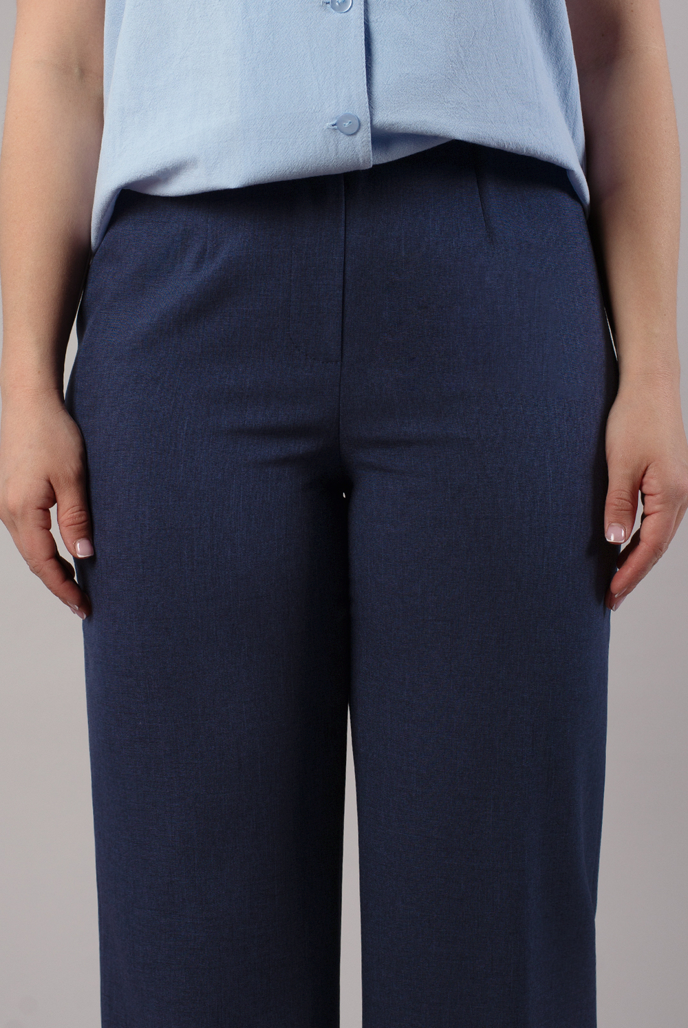 Брюки женские 02, темный деним #38ТД0202