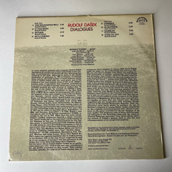 Винтажная виниловая пластинка LP Rudolf Dasek Рудольф Дашек, Dialogues (Чехословакия 1979)