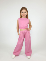 02-157-1 Комплект для девочки (майка-топ+ брюки)