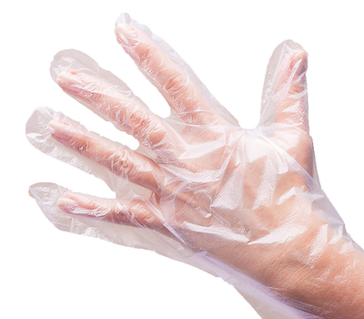 Перчатки П/э M Прозрачные 50 пар