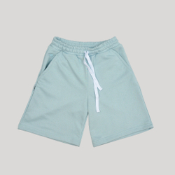 Wide Shorts LOGO Illusion Blue