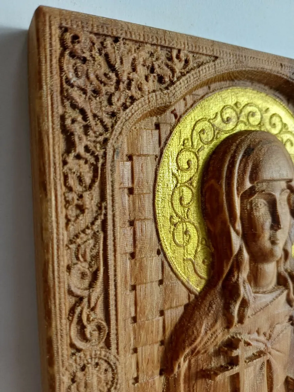 Освященная Икона Св. Татьяны Великомученицы 17.8х14см дуб