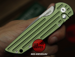 Нож Pro-Tech TR-4.3 - зеленая рукоять RK/Н111
