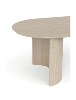 Стол обеденный овальный Луна наборный