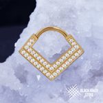 Кликер Verve Crystal PVD Yellow 1.2мм