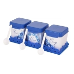 Набор емкостей Флорель 1,2л. на подставке (комплект 9 шт)