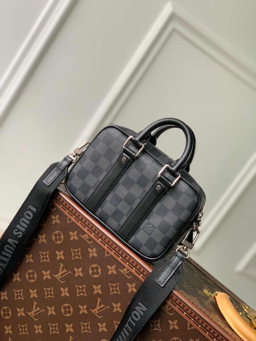 Louis Vuitton Nano Porte Documents Voyage Bag