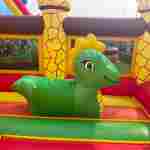 Надувной батут " Замок дракона" 6х5х3,8м