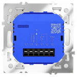 Терморегулятор электронный VOLTUM S70 с индикацией и датчиком, для теплого пола, (белый глянцевый)