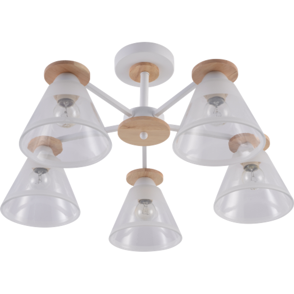 Люстра Rivoli Theothila 9177-305 5 х Е27 60 Вт модерн | Rivoli