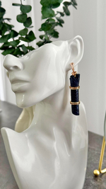 HMG 1334 Синий Серьги арт.1190