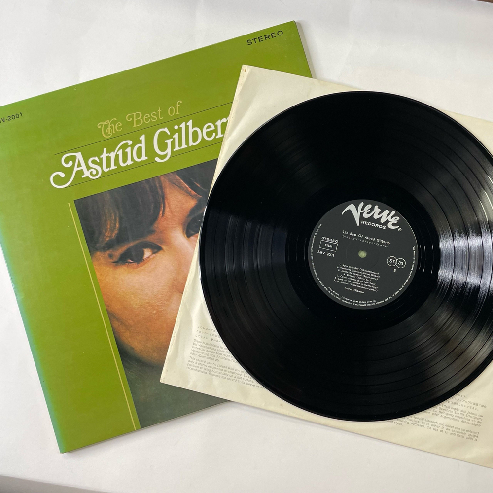 Винтажная виниловая пластинка LP Astrud Gilberto, The Best Of Astrud Gilberto (Япония 1967) (Без Оби) The Girl From Ipanema
