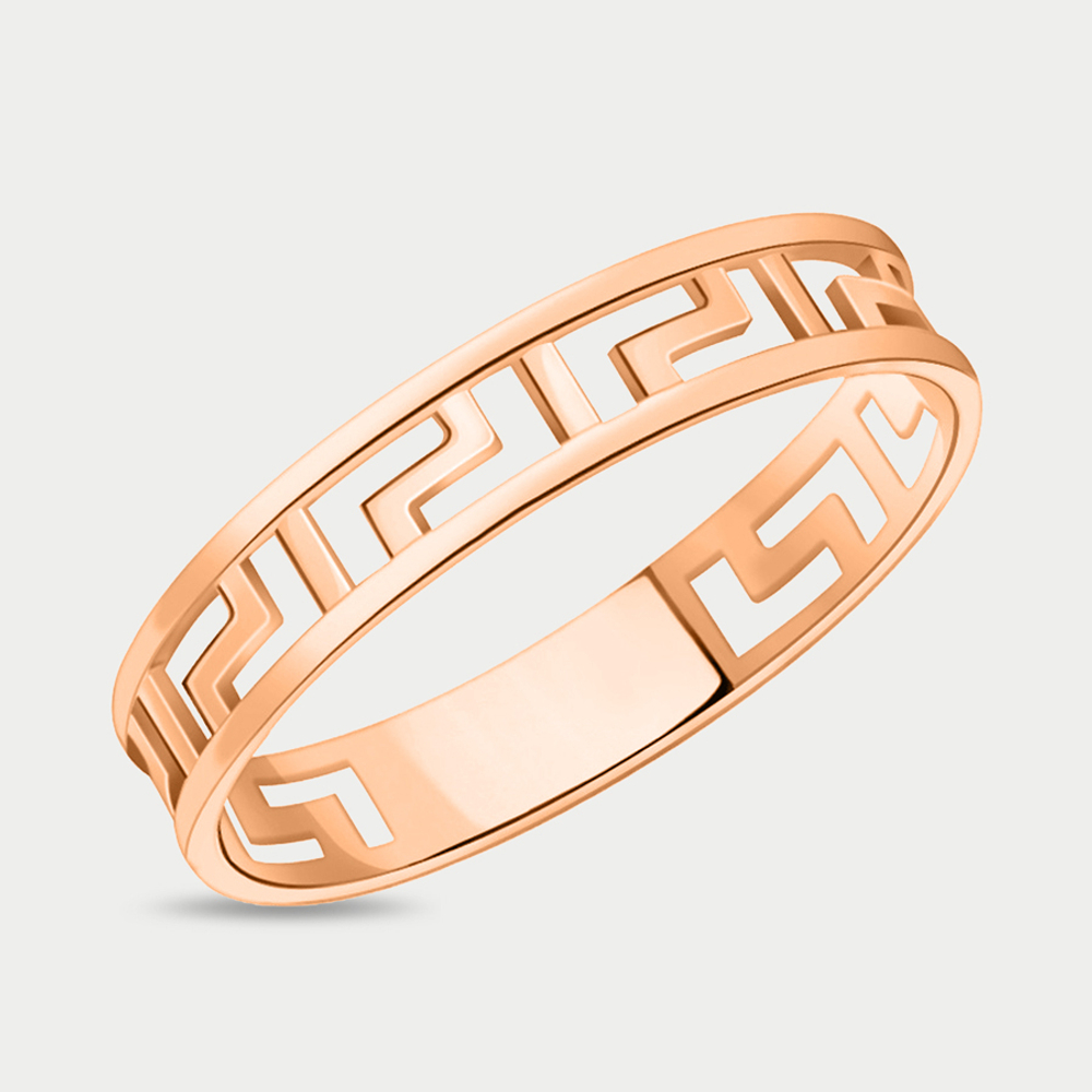 Кольцо для женщин из розового золота 585 пробы без вставок (арт. 11048)