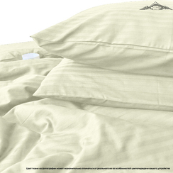 Сатин-страйп "Анис" AirJet+mers | полоса 1х1 | ш.240 см | 150 г/м² | хлопок-100%