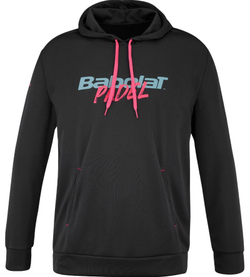 Мужская теннисная кофта Babolat Padel Hood Sweat Men - черный