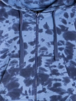 Худи для девочки синяя варенка