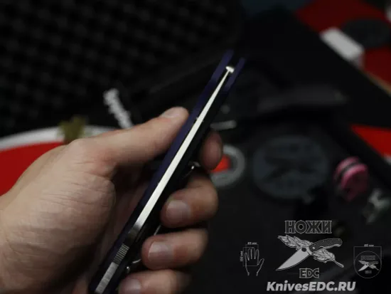 Складной нож Spyderco Military 36GPDBL c клинком из стали CPM-S110V, рукоять G10