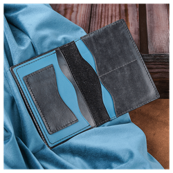 Кожаная обложка на паспорт «Кысь»