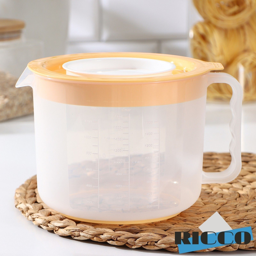 Ёмкость для миксера RICCO, 2 л, 21×17×14 см (Цвет: не задано)