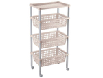 Этажерка для овощей "Элиза" 3 корзины и 1 полка