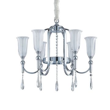 Подвесная люстра 6*E14 4806/C chrome хром SOFIA Newport