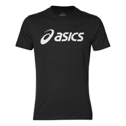 Мужское теннисное поло ASICS Big Logo T-Shirt Men - Black, White