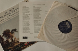 Винтажная виниловая пластинка LP Vivaldi The Four Seasons Вивальди Времена Года (Canada 1970)