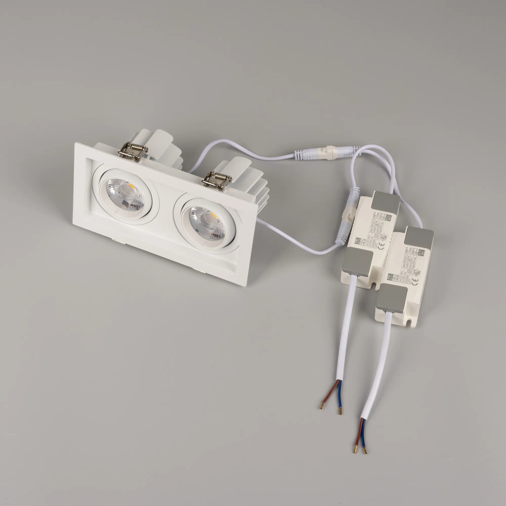 Светильник MS-VORTEX-BUILT-S170x90-2x12W Warm3000 (WH-WH, 20 deg, 230V) (Arlight, IP20 Металл, 5 лет) 057760