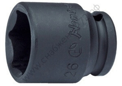 Ударная торцевая головка 3/4", 86400M31, Hans
