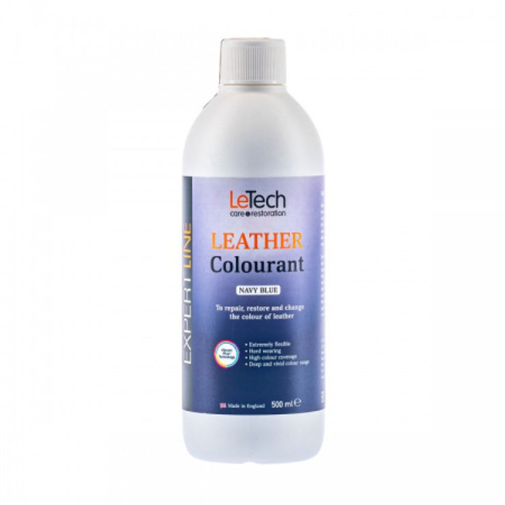LeTech Expert Line Краска для кожи (Leather Colourant) Navy Blue, 500мл