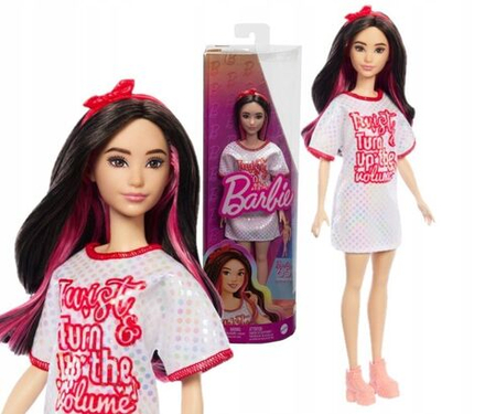 Кукла Mattel Barbie Fashionistas - Кукла Модница брюнетка в стиле Twist 'n Turnlook - Барби HRH12