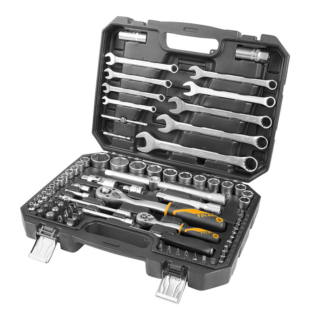 TOLSEN (TT15143) Набор инструментов универсальный, 82 предмета