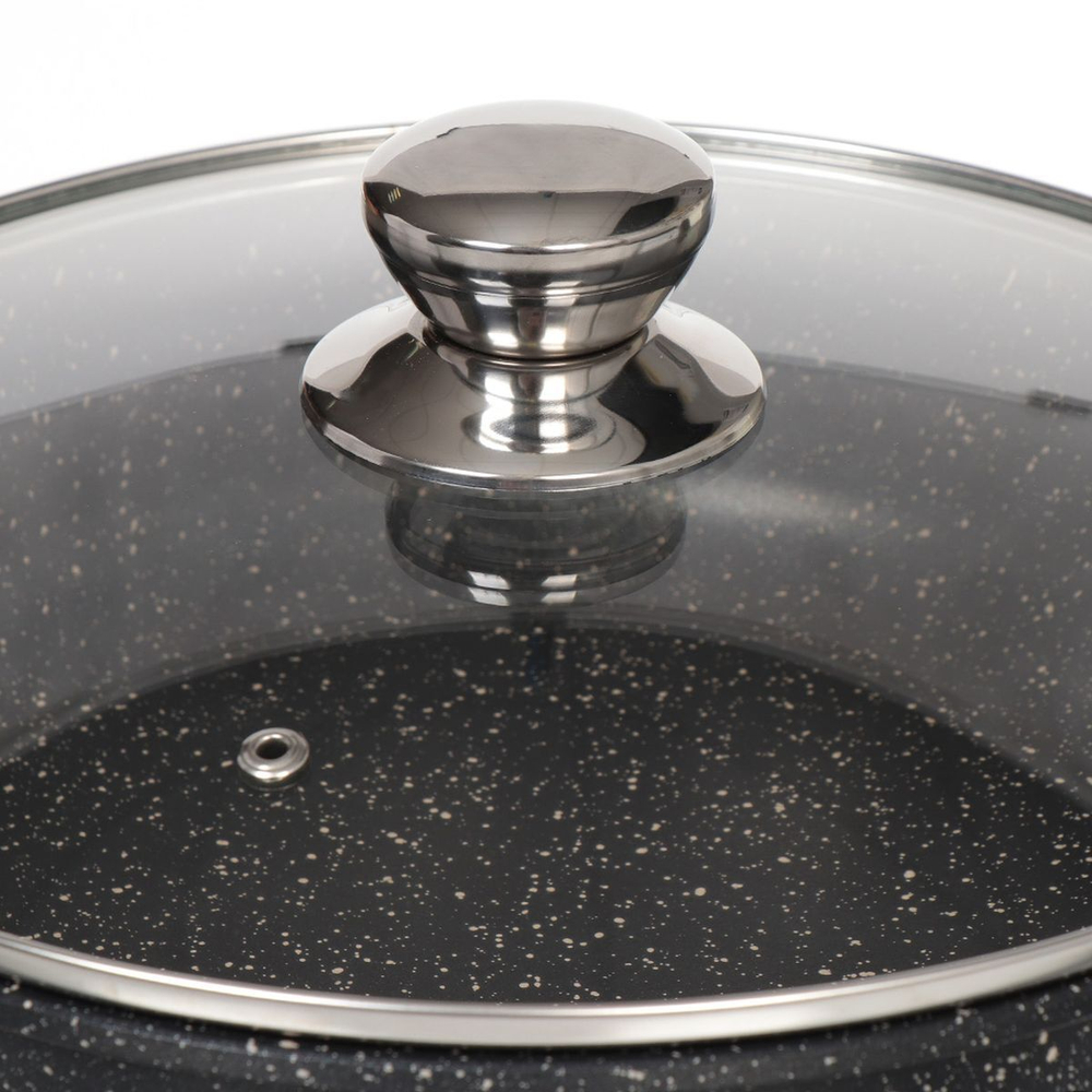 Сковорода алюминий, 28 см, антиприг, Горница, Гранит, с2852аг, с крыш