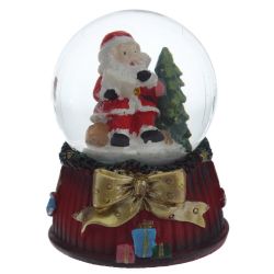 GAEM Фигурка декор в стекл шаре "Дед Мороз", D 4.5 см, L5 W5 H6 см, 4в.