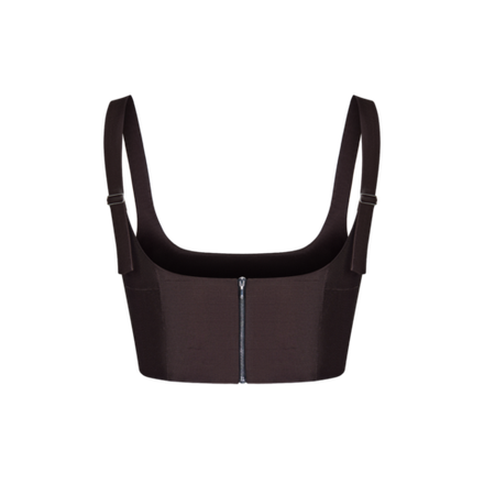 Кроп топ из шелка