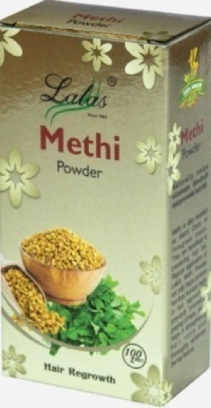 Маска-убтан для волос Lalas Methi Лалас Укрепление волос с Пажитником 100гр