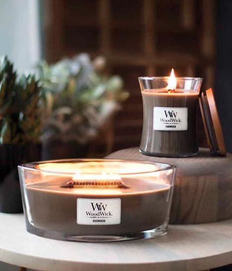 Удовое дерево, ароматическая свеча, WoodWick