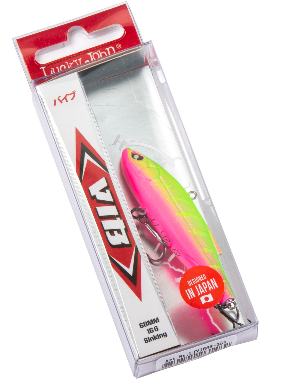Воблер тонущий вертикальный LJ Pro Series VIB S 68.00/354
